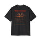 Oversized Tee — "WHO IS THIS?" Vintage Mythic Poster Graphic