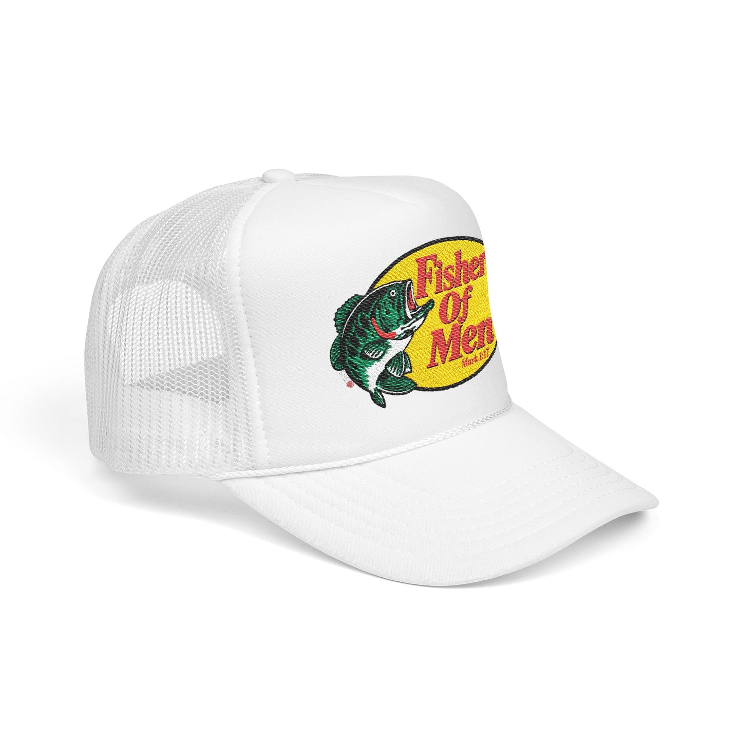 Fishers of Men Trucker Hat – Vintage Bass Fishing Foam Cap