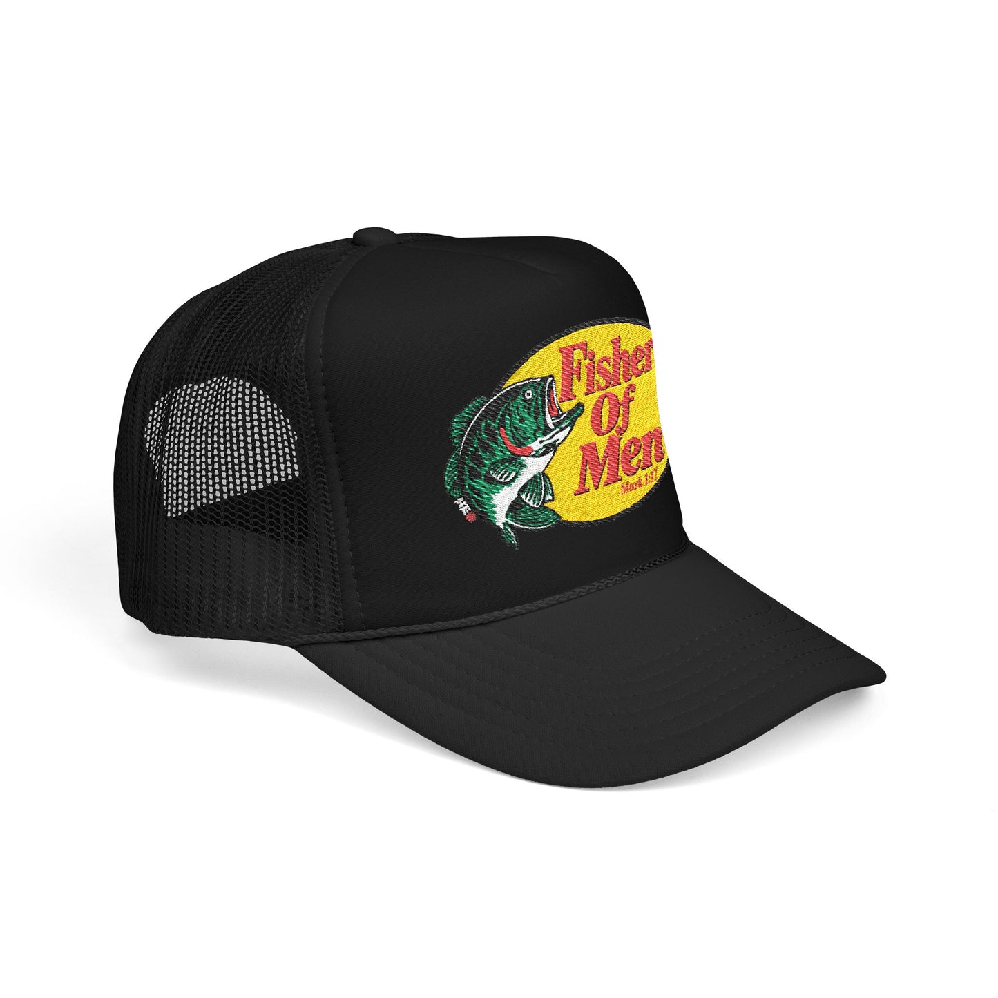 Fishers of Men Trucker Hat – Vintage Bass Fishing Foam Cap