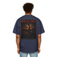 Oversized Tee — "WHO IS THIS?" Vintage Mythic Poster Graphic