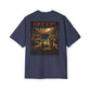 Oversized Tee — "GET UP!" Inspirational Religious Graphic T-Shirt