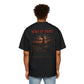Oversized Tee — "WHO IS THIS?" Vintage Mythic Poster Graphic