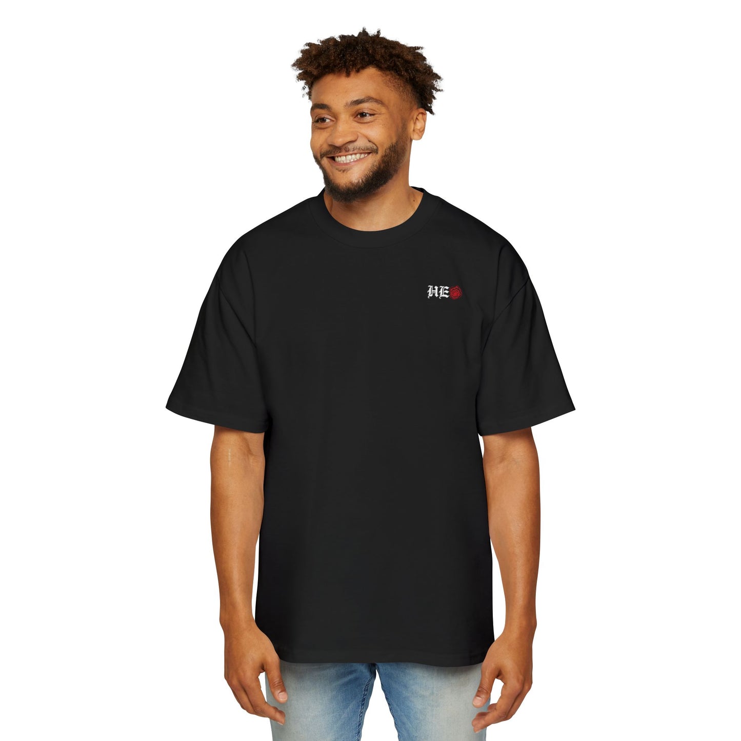 Oversized Tee — "WHO IS THIS?" Vintage Mythic Poster Graphic