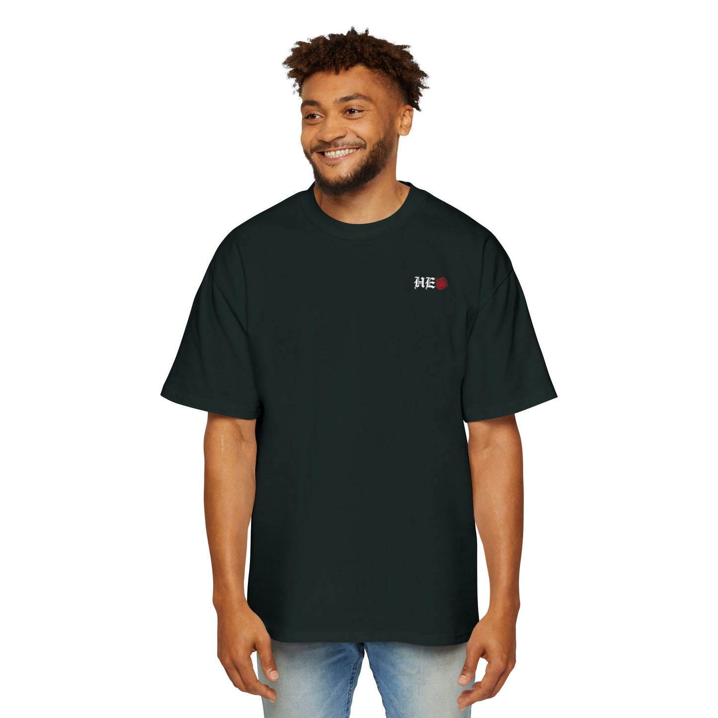Oversized Tee — "WHO IS THIS?" Vintage Mythic Poster Graphic