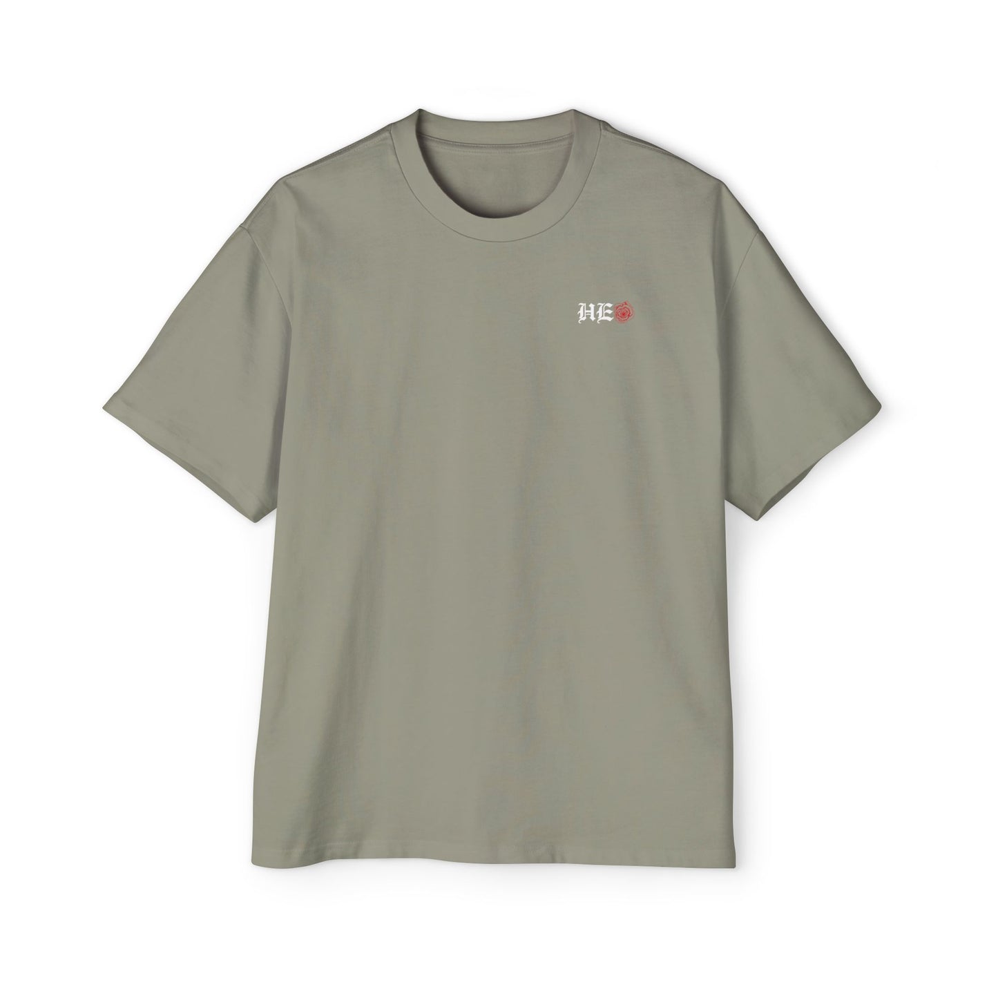 Oversized Tee — "GET UP!" Inspirational Religious Graphic T-Shirt