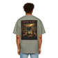 Oversized Tee — "GET UP!" Inspirational Religious Graphic T-Shirt
